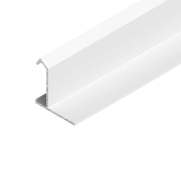 Universal Aluminum 2 inch Flap Soffit Closure White for all Roller Shade Brands