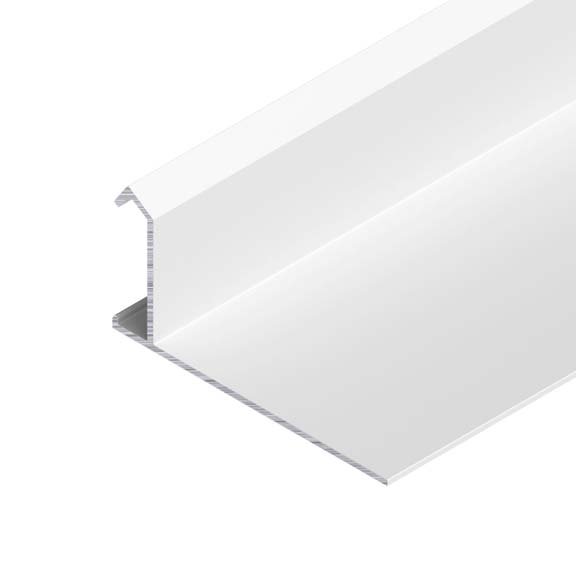 Universal Aluminum 3 inch Flap Soffit Closure White for all Roller Shade Brands