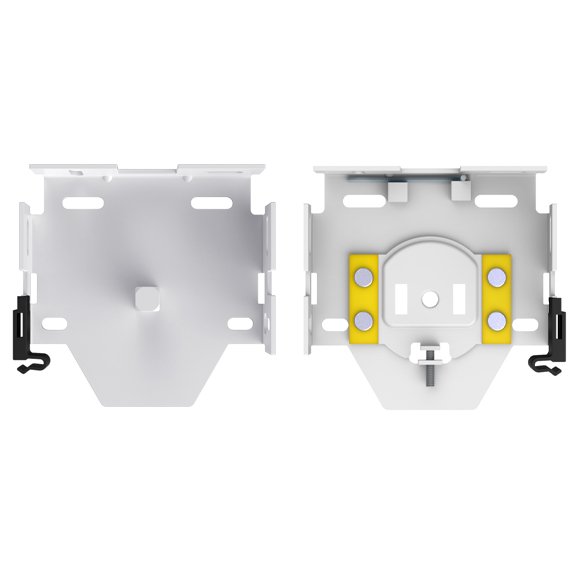 4-inch slim fascia EasyTab installation bracket set with motor block