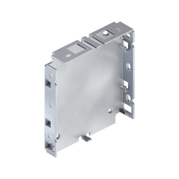 6 inch Fascia Base Bracket Zinc Plated for Heavy Duty Roller Shades